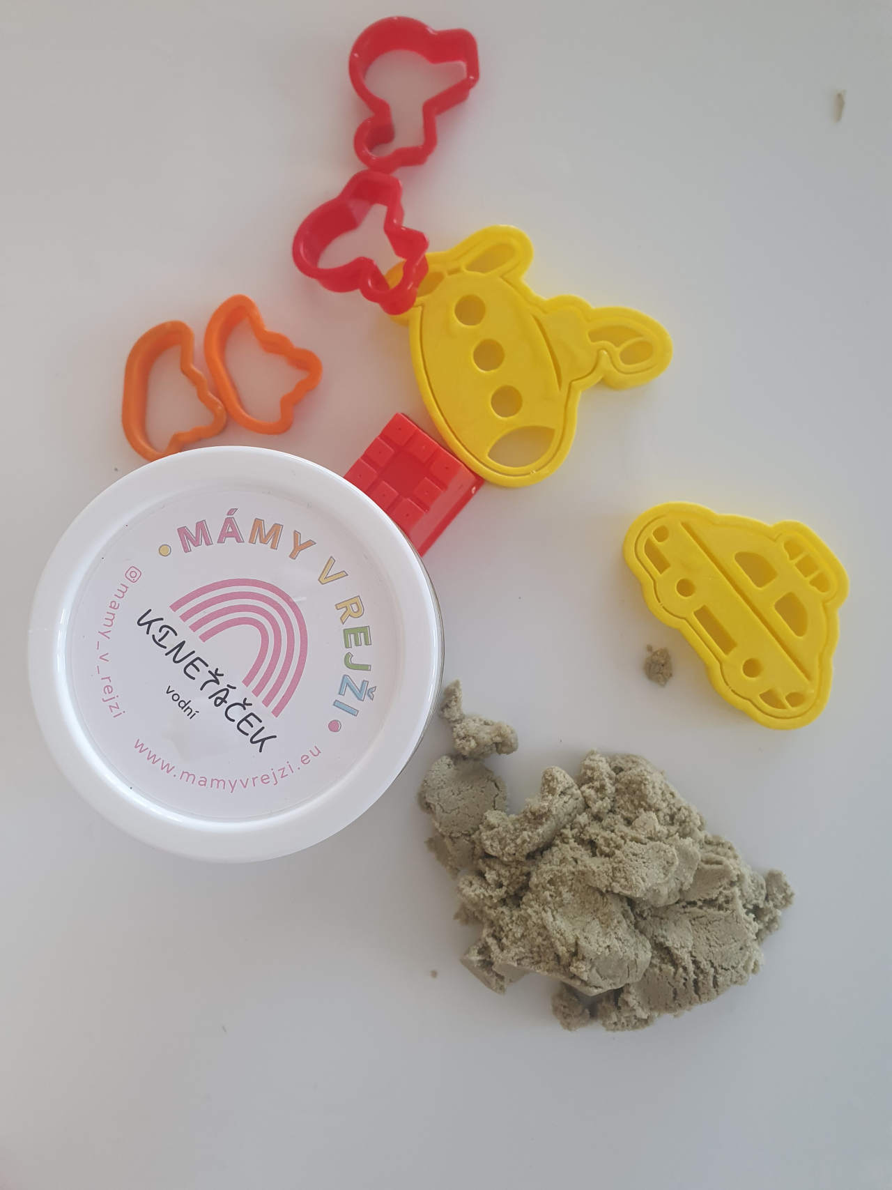 Vodní kinetický písek - Mámy v rejži