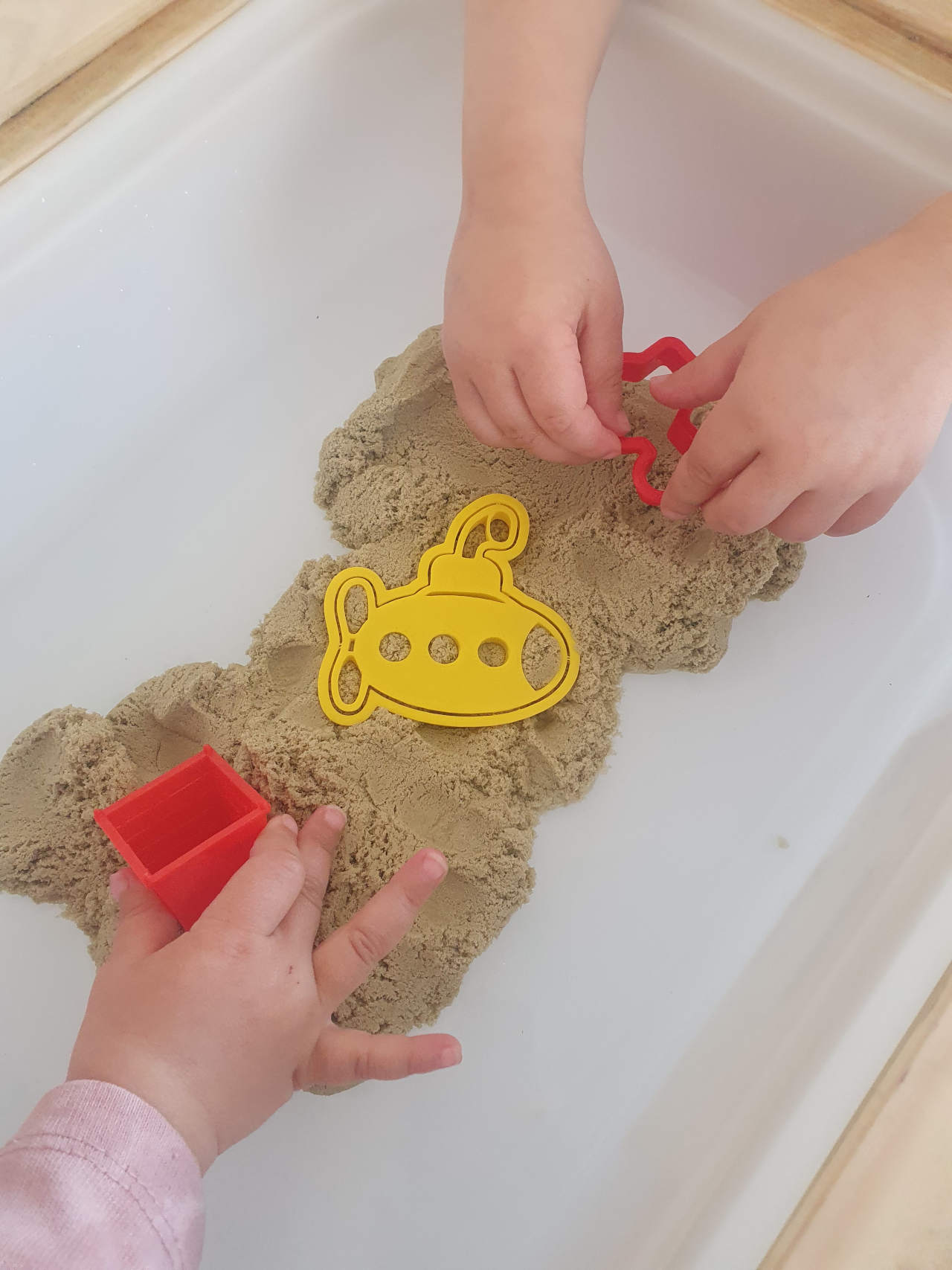 Vodní kinetický písek - Mámy v rejži